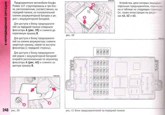 запобіжники альфа 147