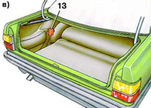 предохранители в багажнике