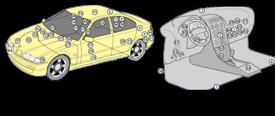 Реле вентилятора отопителя K4 BMW E46 316Ci M43 купе (ece)