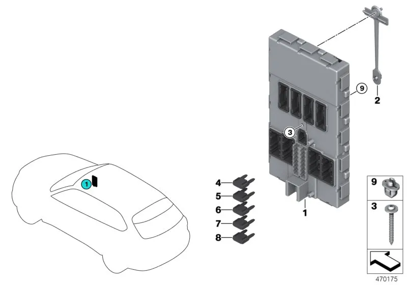 електронний блок керування бмв х5 ф15