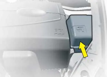 amplasarea cutiei în compartimentul motor