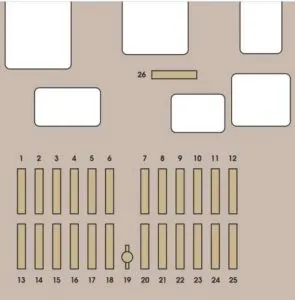 схема блока с предохранителями пежо 807