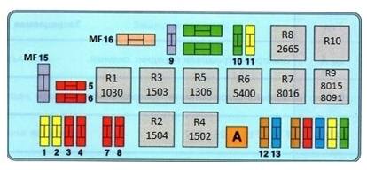 Реле під капотом 806