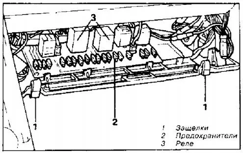 bloc cu siguranțe Renault 11 și 9