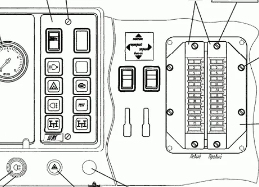 Схема электрооборудования УРАЛ-4320