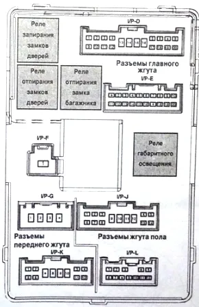 реле с обратной стороны блока