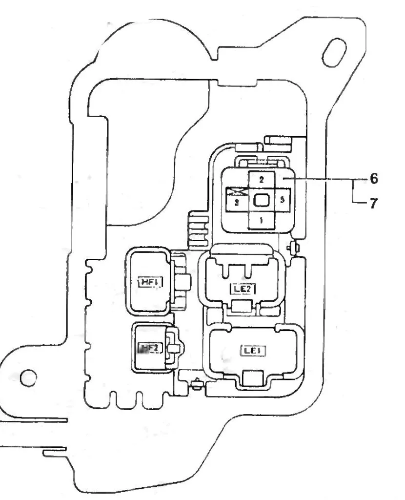 Блок під капотом Toyota Vista SV40