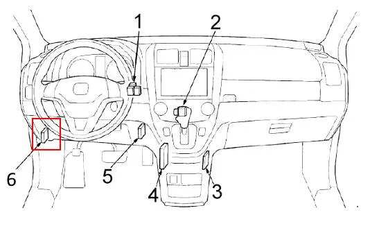 ЯЩИК ПРЕДОХРАНИТЕЛЕЙ ПРЕДОХРАНИТЕЛИ BSI HONDA CRV CR-V II 2.0B