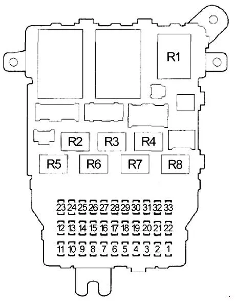 Блок предохранителей Honda Accord 6 1998-2002, артикул 6906398