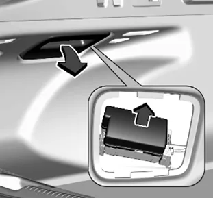 Розташування блоків у багажнику Buick Regal 6G