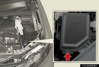 розташування блоку запобіжників Lexus RX 350 3g