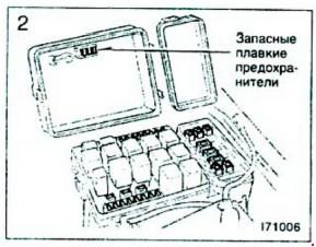 Схема автомобиля — Тойота Ленд Крузер — предохранители